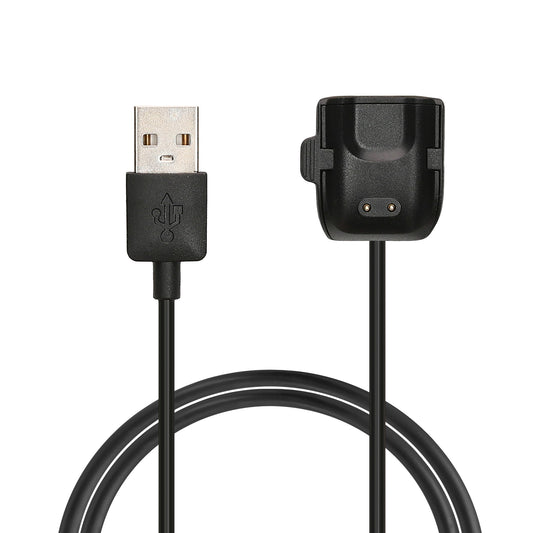 kwmobile USB Kabel Charger kompatibel mit Samsung Galaxy Fit 2 Ladekabel - Smart Watch Ersatzkabel - Fitnesstracker Aufladekabel in Schwarz Schwarz  [dsg02]
