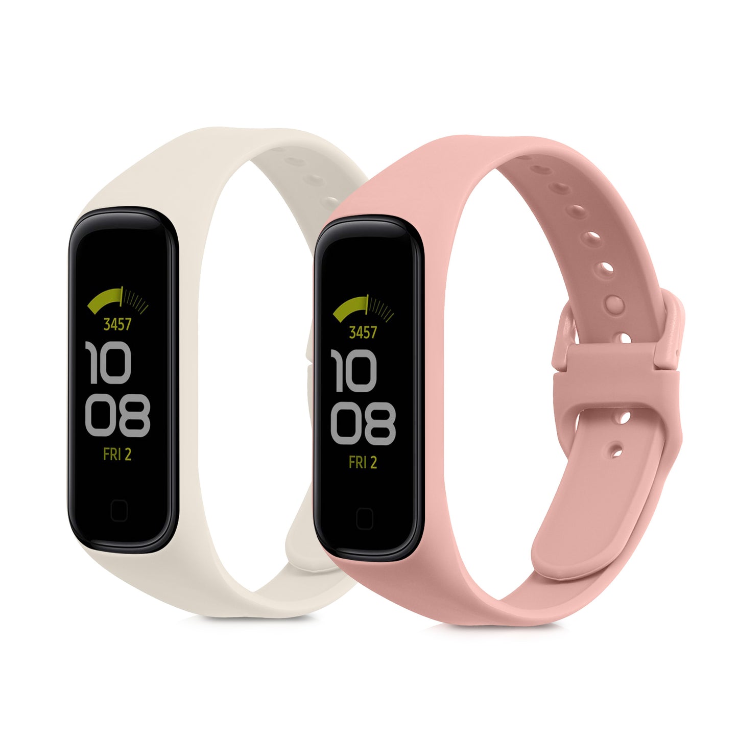 kwmobile Uhrenarmband für Samsung Galaxy Fit 2 Armband Fitnesstracker Band Set Ersatzarmband Smartwatch