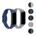 kwmobile 2x Sportarmband kompatibel mit Samsung Galaxy Fit 2 Armband - Fitnesstracker Band Set aus TPU Silikon Schwarz  [dsg17]