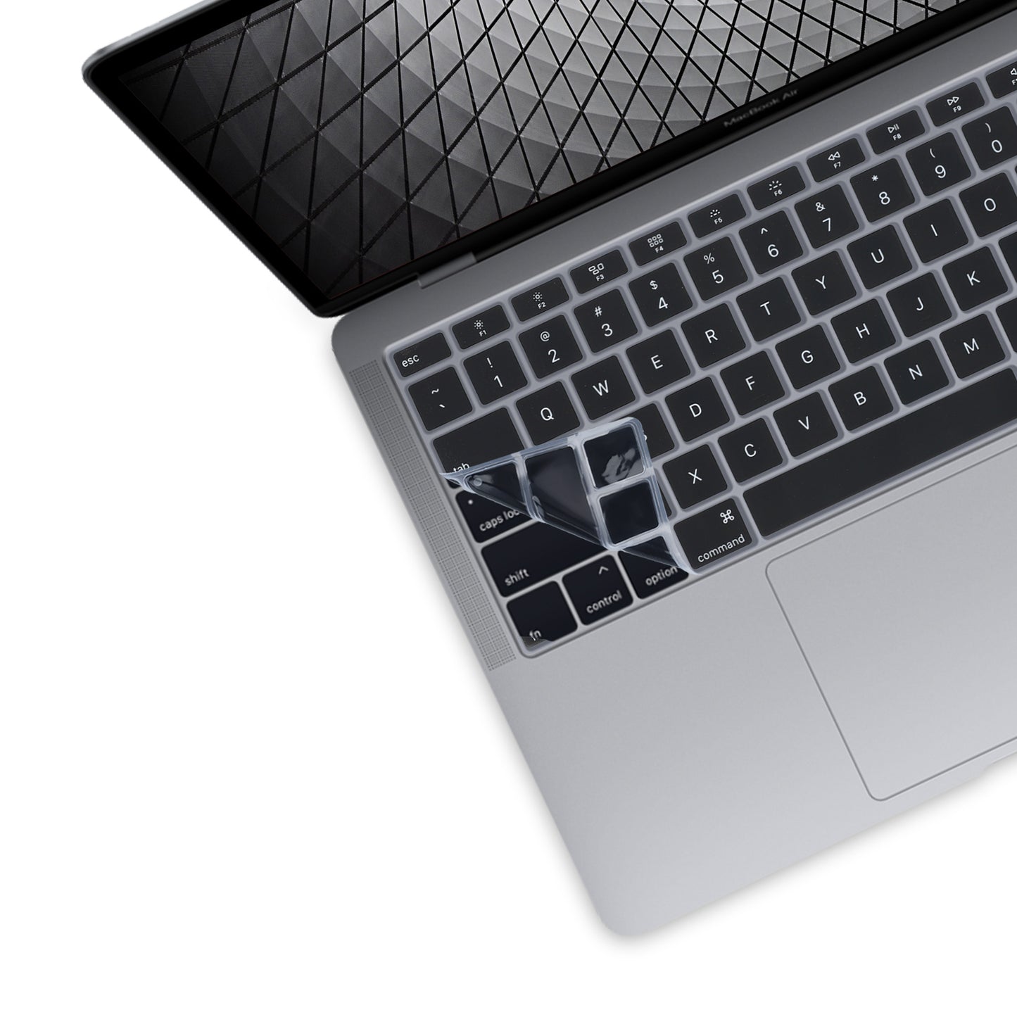 kwmobile Tastaturschutz für Apple MacBook Air 13" 2018 2019 2020 A1932 - QWERTY US Keyboard Cover Abdeckung