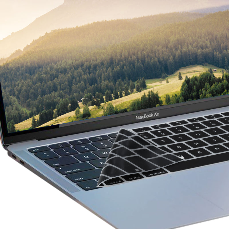 Silikon Tastaturschutz QWERTY (Spanien) kompatibel mit Apple MacBook Air 13" 2018 2019 2020 A1932