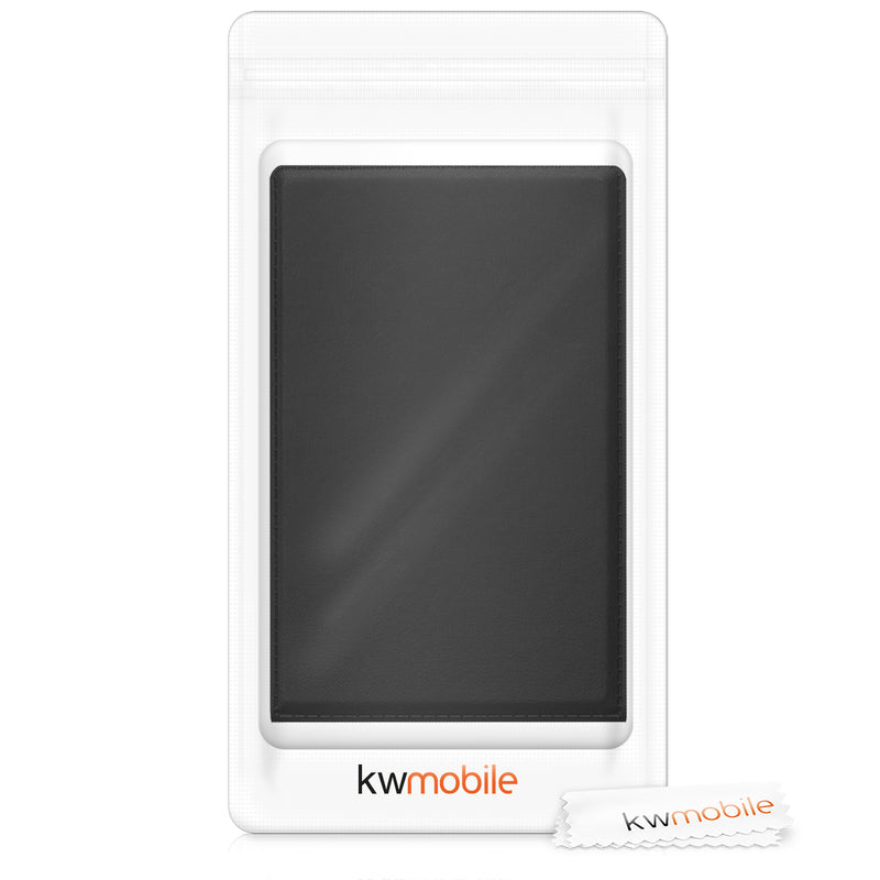kwmobile 3in1 Kartenetui aus Kunstleder - 10 x 6,5cm - Mini Kreditkarten Wallet - Etui für Karten im Scheckkartenformat