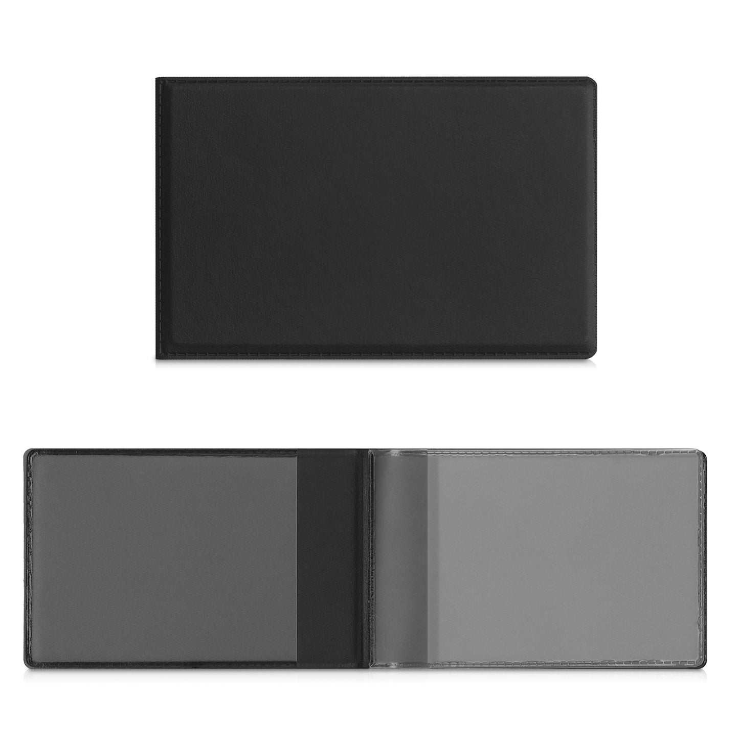 kwmobile 3in1 Kartenetui aus Kunstleder - 10 x 6,5cm - Mini Kreditkarten Wallet - Etui für Karten im Scheckkartenformat