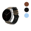 kwmobile Ersatzarmband kompatibel mit Huami Amzfit GTR (47mm) / GTR 2 / GTR 3 / GTR 4 Armband - Fitnesstracker Sportarmband aus Leder mit Uhrenverschluss - Olivgrün Olivgrün  