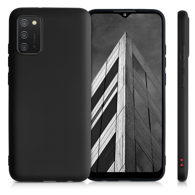 kwmobile Handyhülle für Samsung Galaxy A02s Hülle - Kabelloses Laden - Schutzhülle Cover
