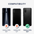 kwmobile Handyhülle für Samsung Galaxy A02s Hülle - Kabelloses Laden - Schutzhülle Cover