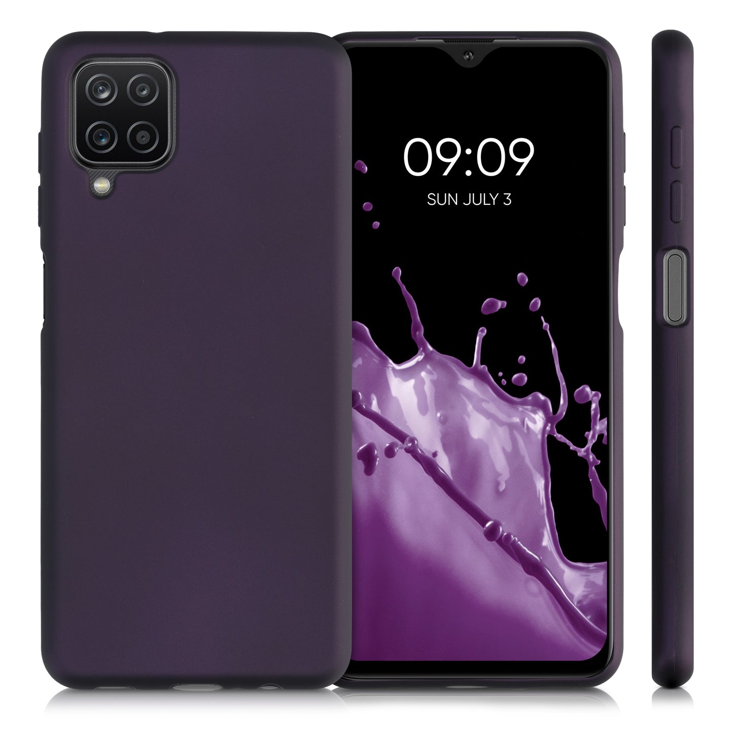kwmobile Handyhülle für Samsung Galaxy A12 Hülle Silikon Case Schutzhülle Cover