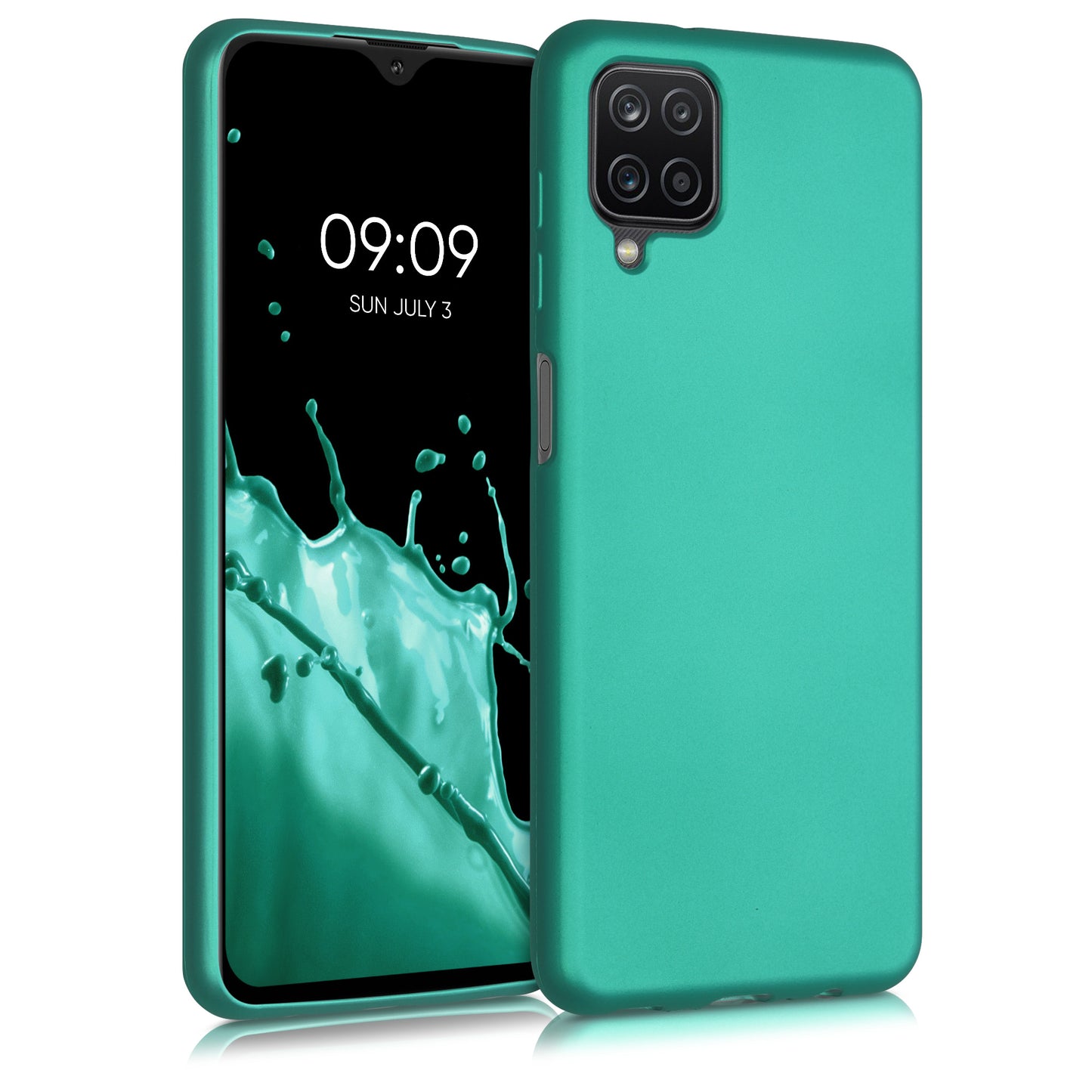 kwmobile Handyhülle für Samsung Galaxy A12 Hülle Silikon Case Schutzhülle Cover