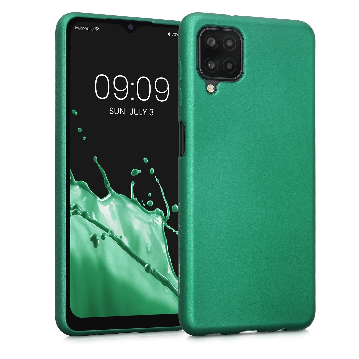 kwmobile Handyhülle für Samsung Galaxy A12 Hülle Silikon Case Schutzhülle Cover