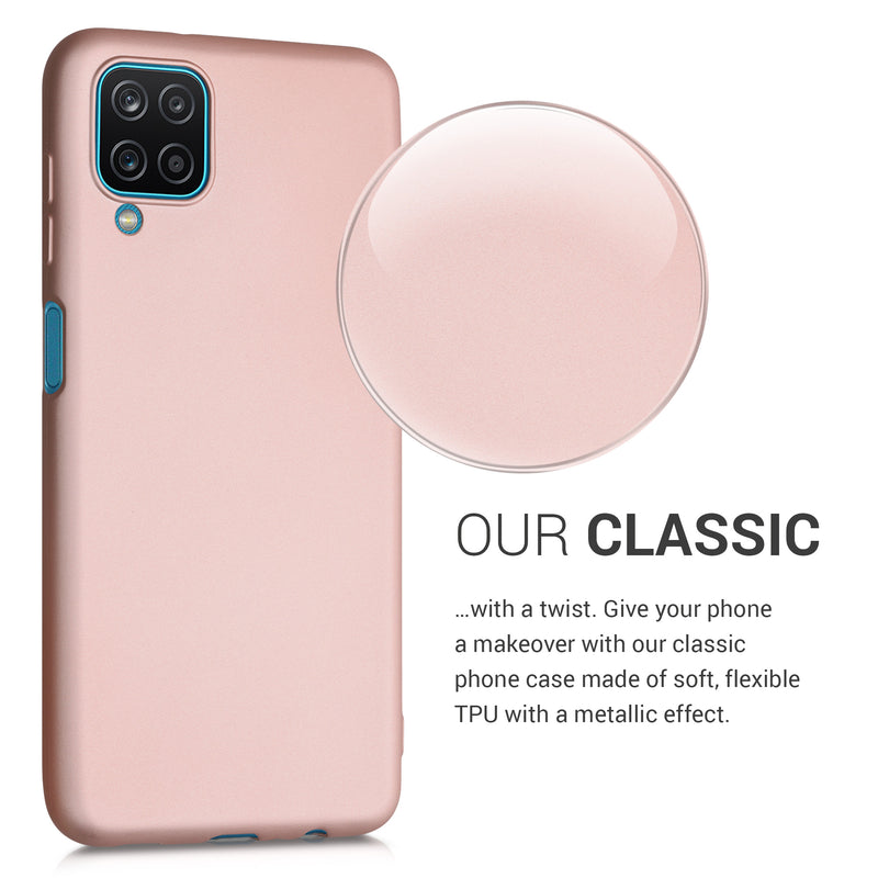 kwmobile Handyhülle für Samsung Galaxy A12 Hülle Silikon Case Schutzhülle Cover
