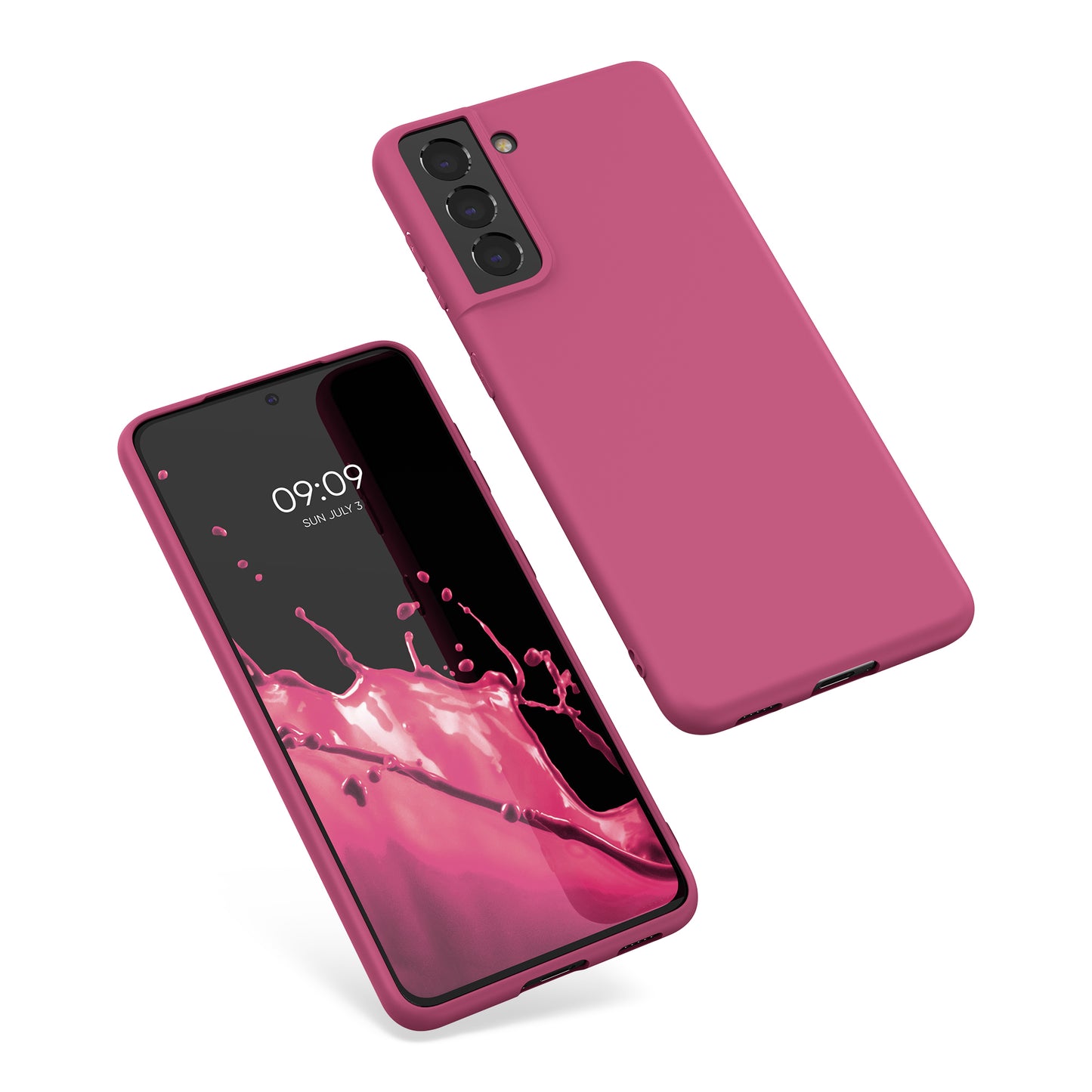 kwmobile Handyhülle für Samsung Galaxy S21 - Kabelloses Laden - Schutzhülle Cover