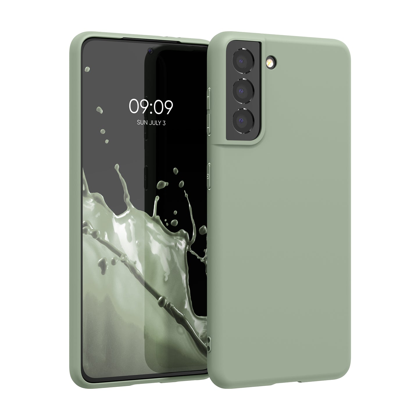 kwmobile Handyhülle für Samsung Galaxy S21 - Kabelloses Laden - Schutzhülle Cover