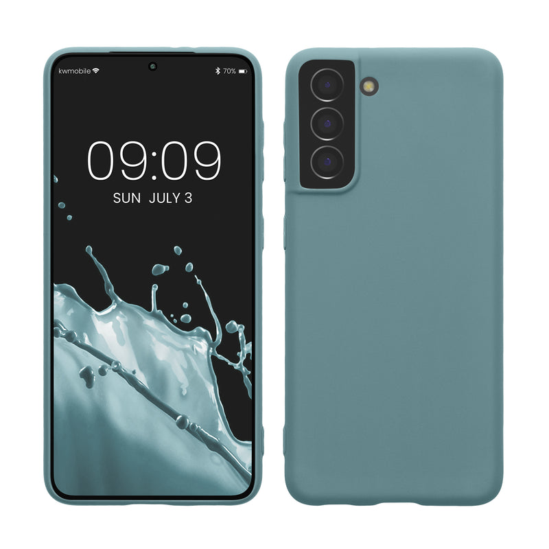 kwmobile Handyhülle für Samsung Galaxy S21 - Kabelloses Laden - Schutzhülle Cover