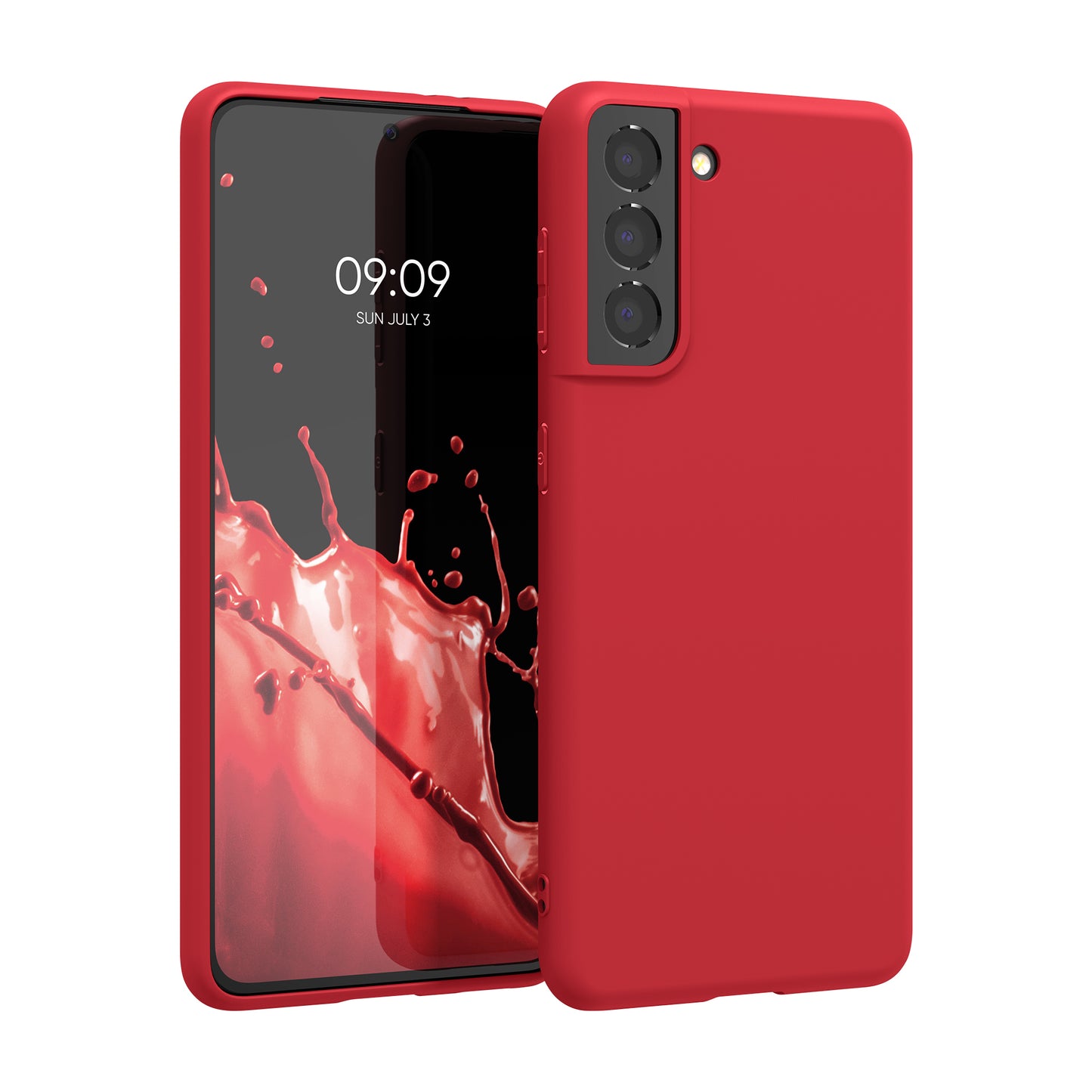 kwmobile Handyhülle für Samsung Galaxy S21 - Kabelloses Laden - Schutzhülle Cover