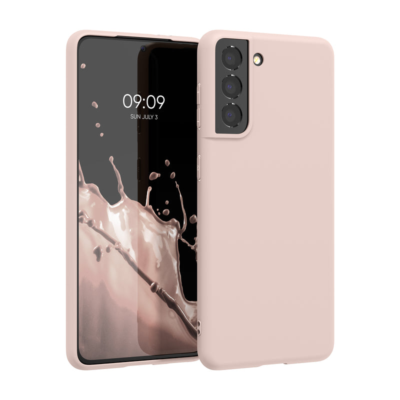 kwmobile Handyhülle für Samsung Galaxy S21 - Kabelloses Laden - Schutzhülle Cover