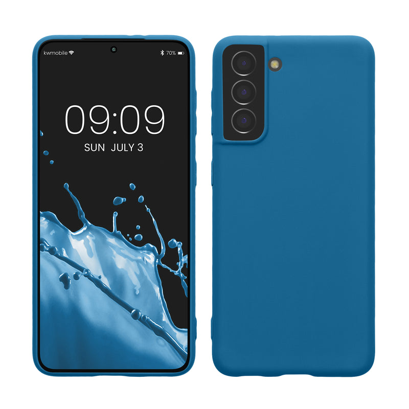 kwmobile Handyhülle für Samsung Galaxy S21 - Kabelloses Laden - Schutzhülle Cover