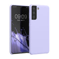 kwmobile Handyhülle für Samsung Galaxy S21 Hülle - Case Silikon - Kabelloses Laden - Schutzhülle Cover