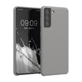 kwmobile Handyhülle für Samsung Galaxy S21 Hülle - Case Silikon - Kabelloses Laden - Schutzhülle Cover