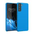 kwmobile Handyhülle für Samsung Galaxy S21 Hülle - Case Silikon - Kabelloses Laden - Schutzhülle Cover