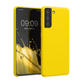 kwmobile Handyhülle für Samsung Galaxy S21 Hülle - Case Silikon - Kabelloses Laden - Schutzhülle Cover