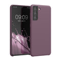 kwmobile Handyhülle für Samsung Galaxy S21 Hülle - Case Silikon - Kabelloses Laden - Schutzhülle Cover