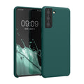 kwmobile Handyhülle für Samsung Galaxy S21 Hülle - Case Silikon - Kabelloses Laden - Schutzhülle Cover