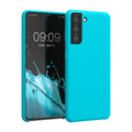 kwmobile Handyhülle für Samsung Galaxy S21 Hülle - Case Silikon - Kabelloses Laden - Schutzhülle Cover