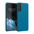kwmobile Handyhülle für Samsung Galaxy S21 Hülle - Case Silikon - Kabelloses Laden - Schutzhülle Cover