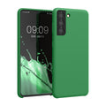 kwmobile Handyhülle für Samsung Galaxy S21 Hülle - Case Silikon - Kabelloses Laden - Schutzhülle Cover