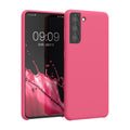 kwmobile Handyhülle für Samsung Galaxy S21 Hülle - Case Silikon - Kabelloses Laden - Schutzhülle Cover