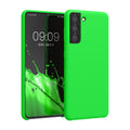 kwmobile Handyhülle für Samsung Galaxy S21 Hülle - Case Silikon - Kabelloses Laden - Schutzhülle Cover