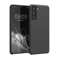 kwmobile Handyhülle für Samsung Galaxy S21 Hülle - Case Silikon - Kabelloses Laden - Schutzhülle Cover