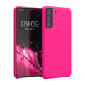 kwmobile Handyhülle für Samsung Galaxy S21 Hülle - Case Silikon - Kabelloses Laden - Schutzhülle Cover