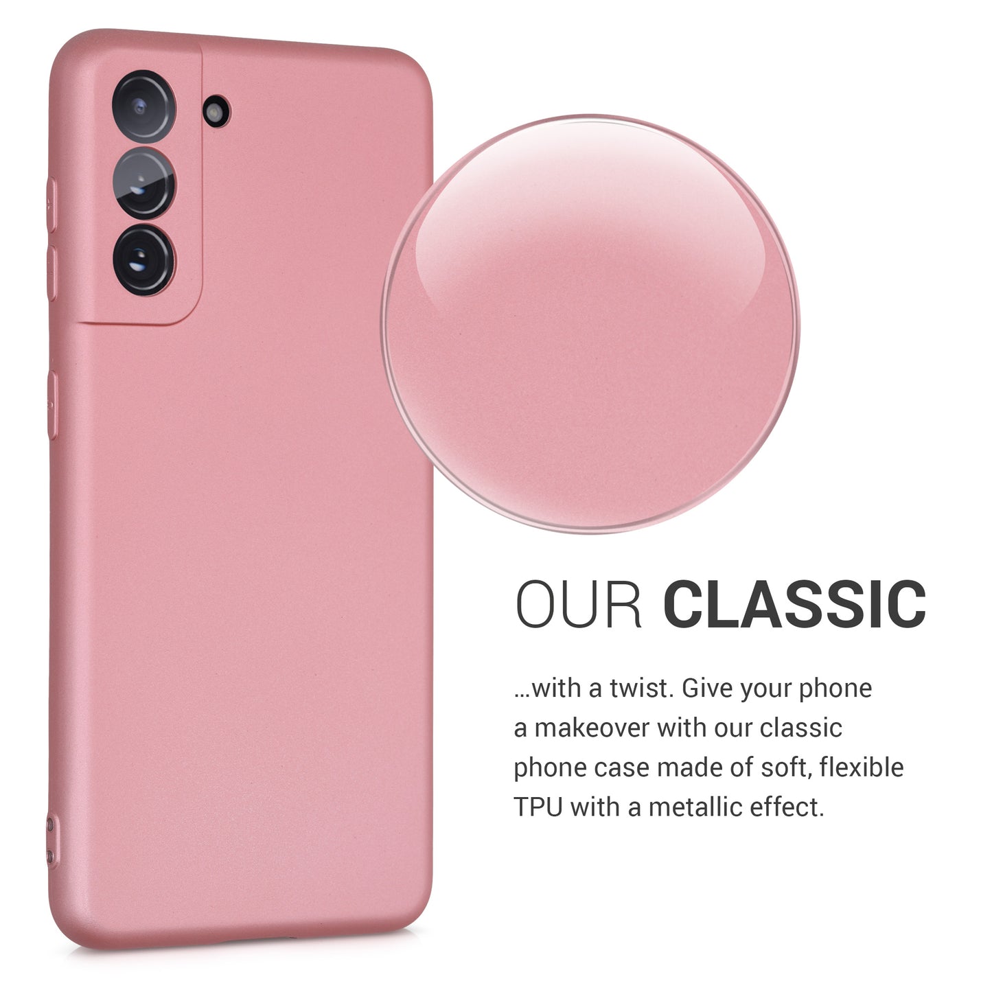 kwmobile Handyhülle für Samsung Galaxy S21 Hülle - Silikon Case Schutzhülle Cover