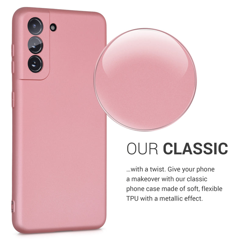 kwmobile Handyhülle für Samsung Galaxy S21 Hülle - Silikon Case Schutzhülle Cover