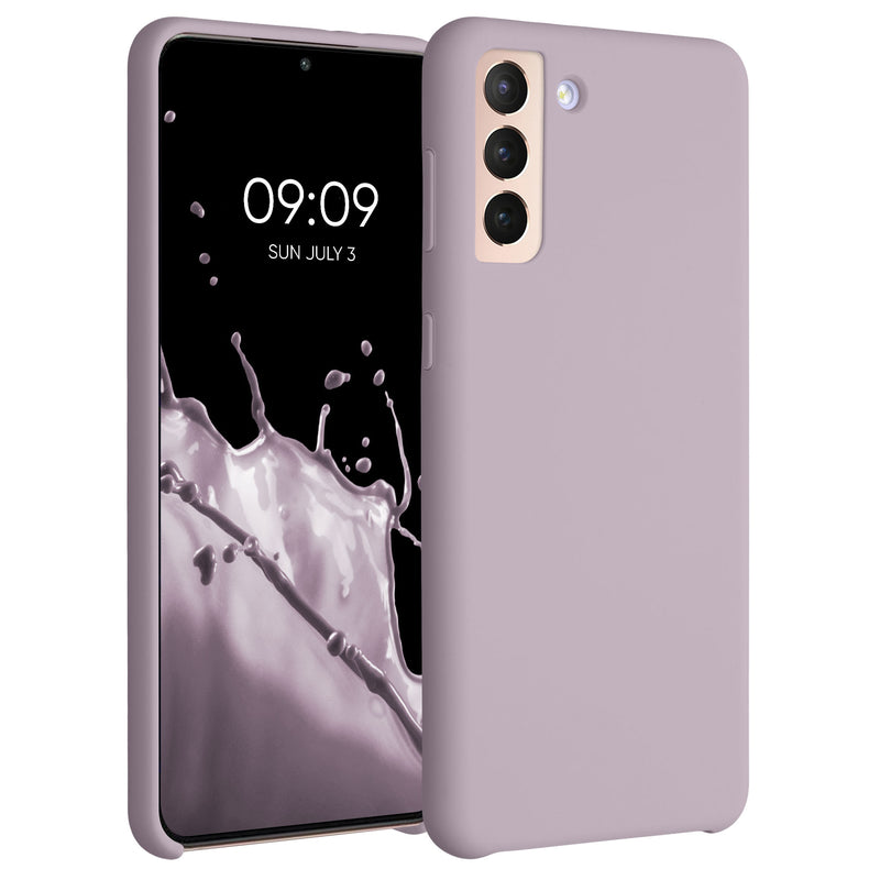 kwmobile Handyhülle für Samsung Galaxy S21 Plus Hülle - Case Silikon - Kabelloses Laden - Schutzhülle Cover