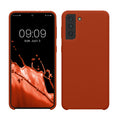 kwmobile Handyhülle für Samsung Galaxy S21 Plus Hülle - Case Silikon - Kabelloses Laden - Schutzhülle Cover