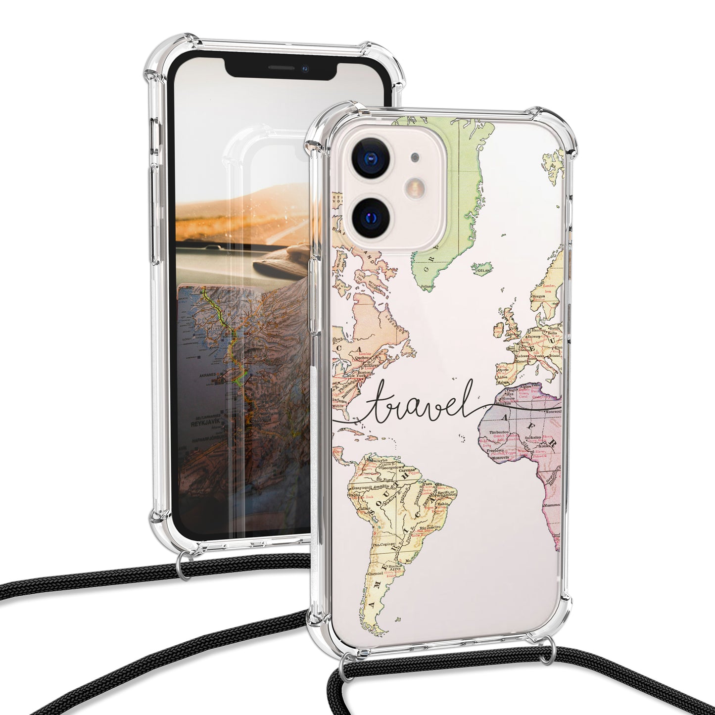 kwmobile Necklace Case kompatibel mit Apple iPhone 12 mini Hülle