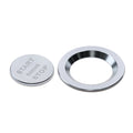 kwmobile Start/Stopp-Knopf Ringrahmen und Abdeckung kompatibel mit Land Rover Jaguar Start-Stop Button