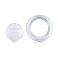 kwmobile Start/Stopp-Knopf Ringrahmen und Abdeckung kompatibel mit Land Rover Jaguar Start-Stop Button