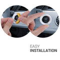 kwmobile Start/Stopp-Knopf Ringrahmen und Abdeckung kompatibel mit Land Rover Jaguar Start-Stop Button