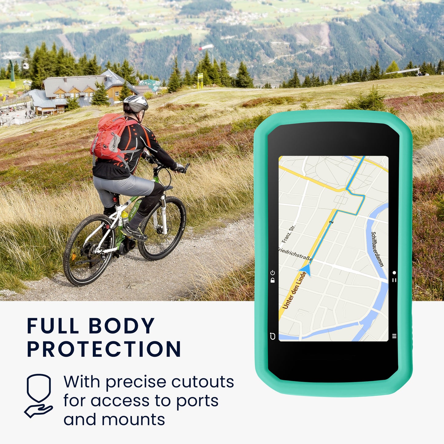 kwmobile Hülle kompatibel mit Bryton Rider 750 Case Schutzhülle