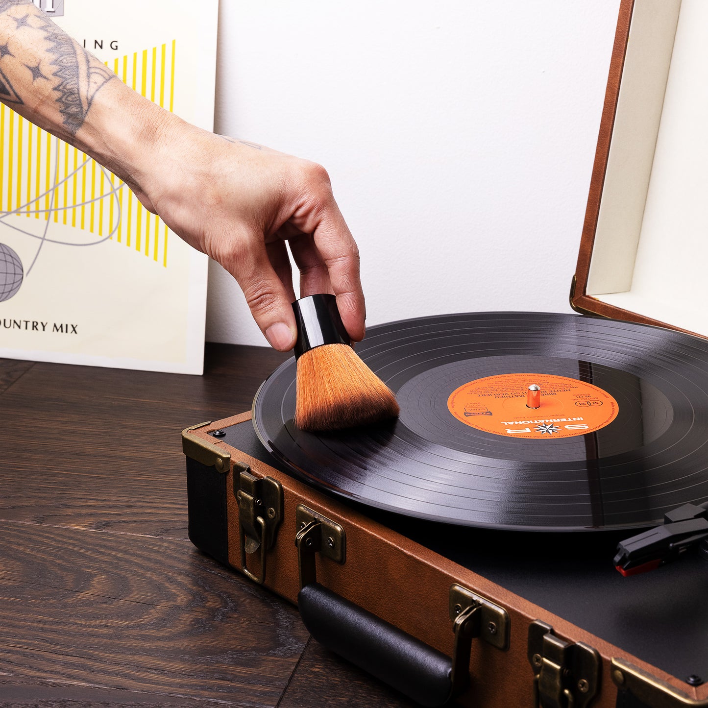 Nylon Reinigungsbürste für Schallplatten