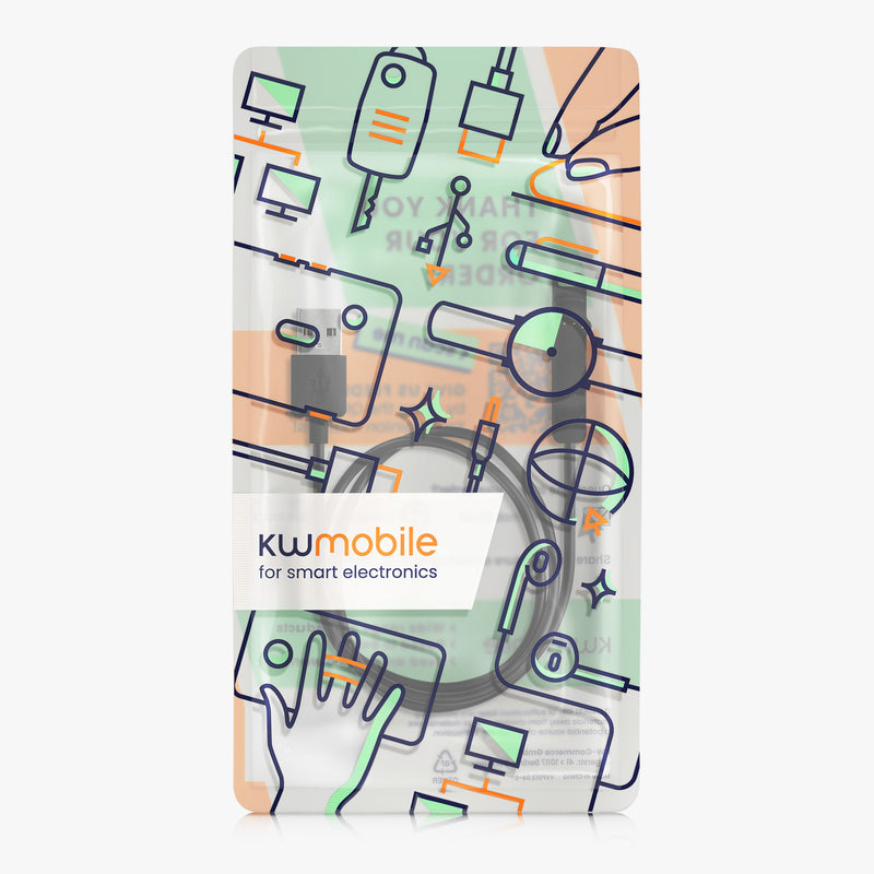kwmobile USB Kabel Charger kompatibel mit Polar Unite Ladekabel - Smart Watch Ersatzkabel - Fitnesstracker Aufladekabel