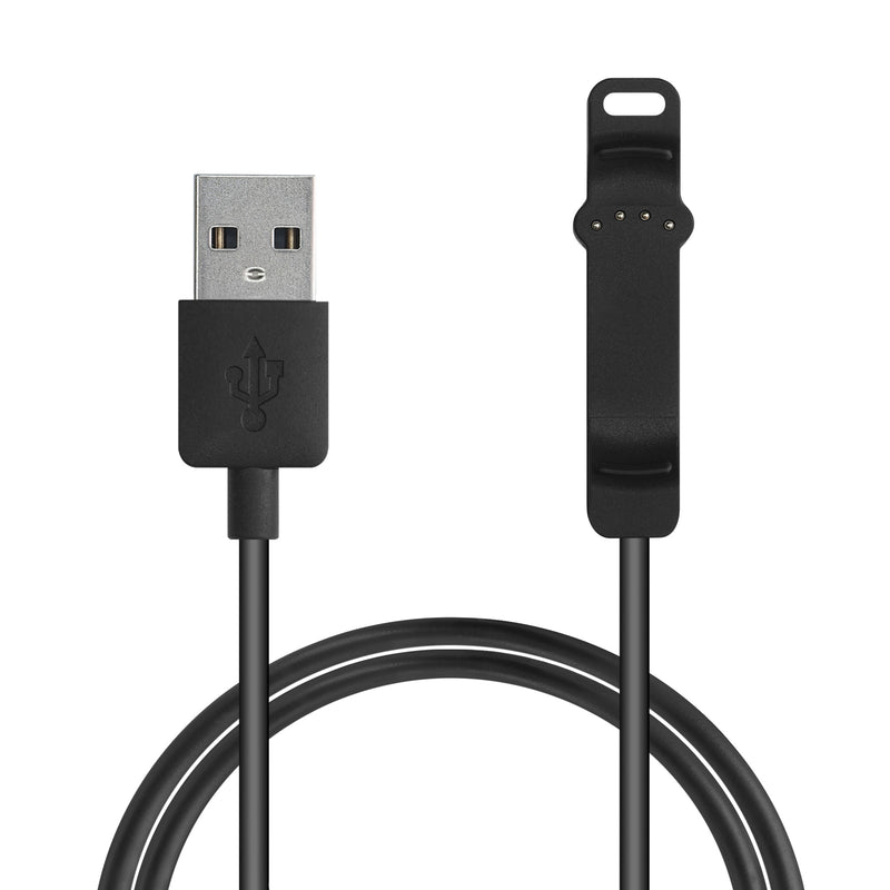 kwmobile USB Kabel Charger kompatibel mit Polar Unite Ladekabel - Smart Watch Ersatzkabel - Fitnesstracker Aufladekabel in Schwarz Schwarz  