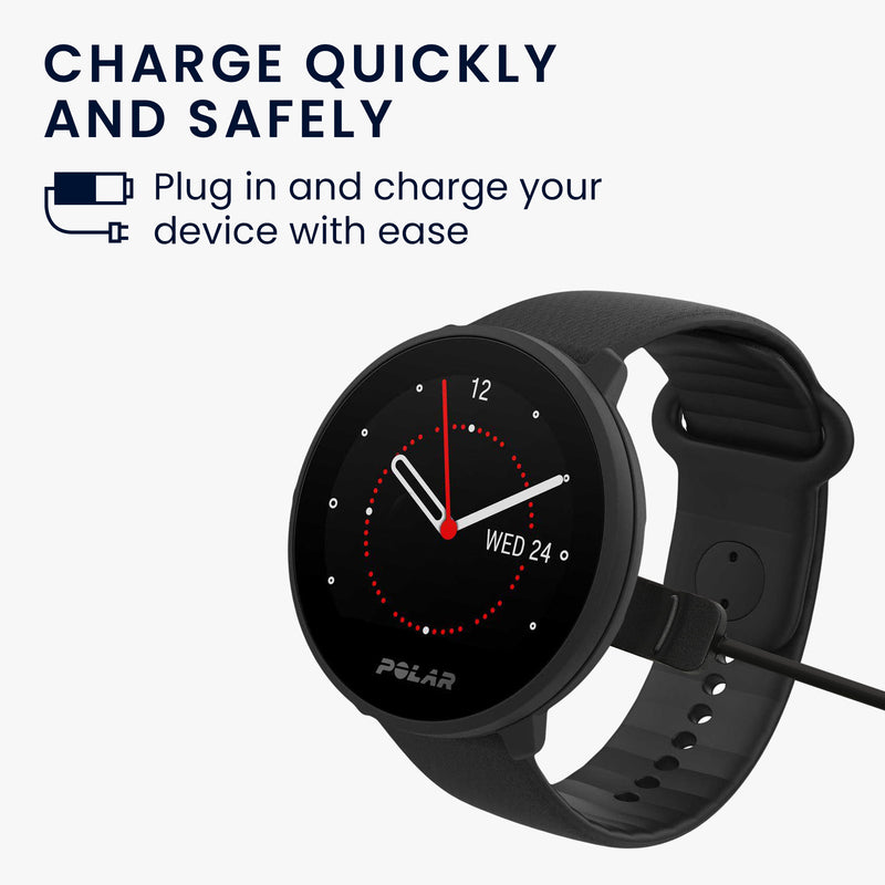 kwmobile USB Kabel Charger kompatibel mit Polar Unite Ladekabel - Smart Watch Ersatzkabel - Fitnesstracker Aufladekabel