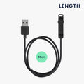 kwmobile USB Kabel Charger kompatibel mit Polar Unite Ladekabel - Smart Watch Ersatzkabel - Fitnesstracker Aufladekabel