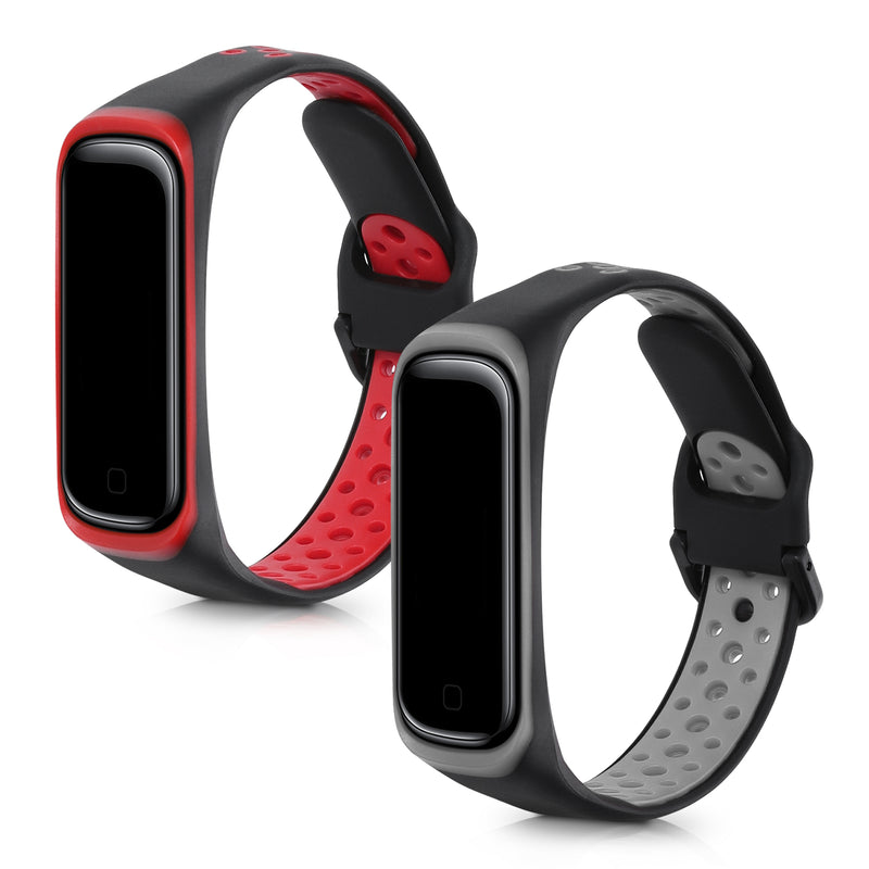 kwmobile Uhrenarmband für Samsung Galaxy Fit 2 Armband Fitnesstracker Band Set Ersatzarmband Smartwatch