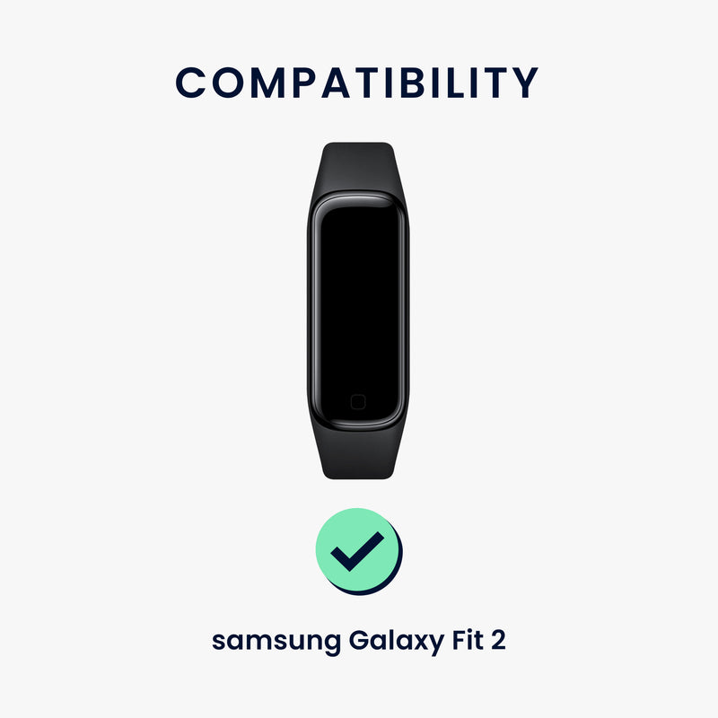 kwmobile Uhrenarmband für Samsung Galaxy Fit 2 Armband Fitnesstracker Band Set Ersatzarmband Smartwatch