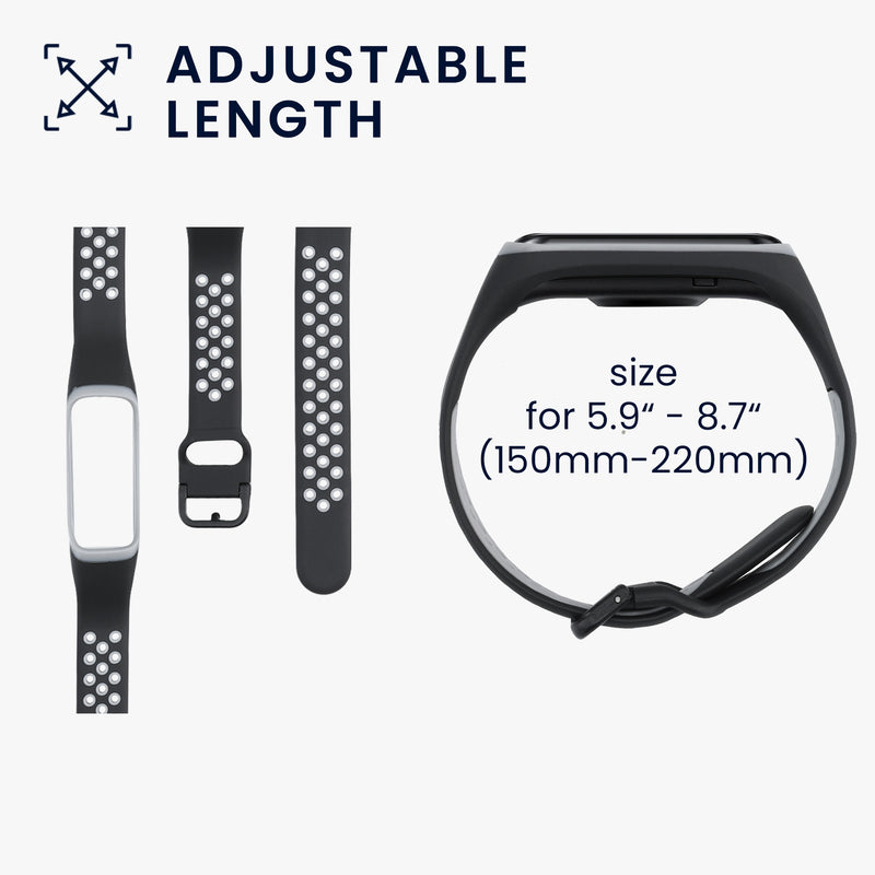 kwmobile Uhrenarmband für Samsung Galaxy Fit 2 Armband Fitnesstracker Band Set Ersatzarmband Smartwatch